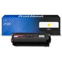 Huismerk HP 212A (W2122A) Toner Geel