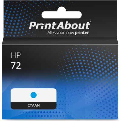 Huismerk HP 72 (C9371A) Inktcartridge Cyaan