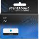 Huismerk HP 72 (C9371A) Inktcartridge Cyaan