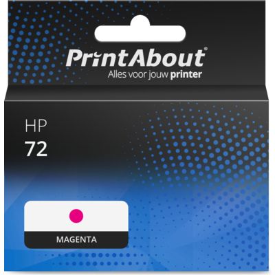 Huismerk HP 72 (C9372A) Inktcartridge Magenta