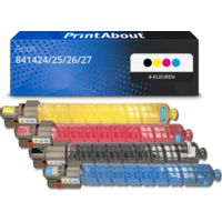 Huismerk Ricoh 841424/25/26/27 Toner 4-kleuren Multipack
