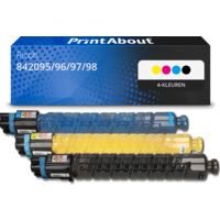 Huismerk Ricoh 842095/96/97/98 (MP C406) Toner 4-kleuren Multipack