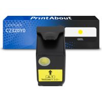 Huismerk Lexmark C2320Y0 Toner Geel