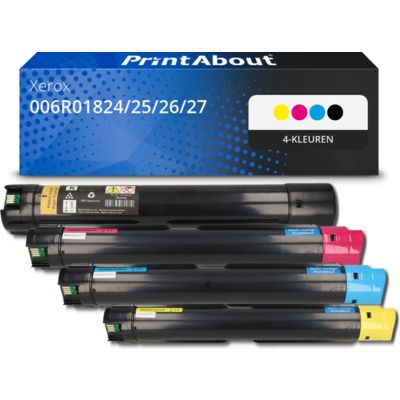 Huismerk Xerox 006R01824/25/26/27 Toner 4-kleuren Multipack Hoge capaciteit