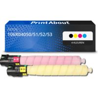 Huismerk Xerox 106R04050/51/52/53 Toner 4-kleuren Multipack Hoge capaciteit