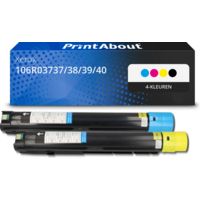 Huismerk Xerox 106R03737/38/39/40 Toner 4-kleuren Multipack Extra hoge capaciteit