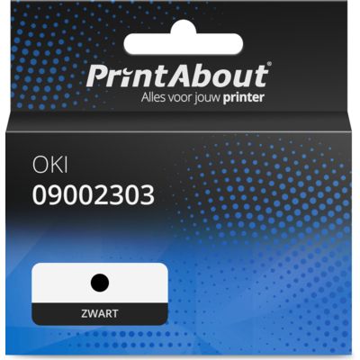 Huismerk OKI 09002303 Ribbon Zwart