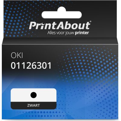 Huismerk OKI 01126301 Ribbon Zwart