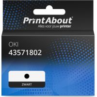 Huismerk OKI 43571802 Ribbon Zwart