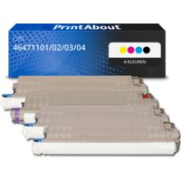 Huismerk OKI 46471101/02/03/04 Toner 4-kleuren Multipack