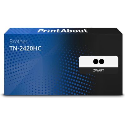 PrintAbout Huismerk vervangt Brother TN-2420HC Toner 2x Zwart Extra hoge capaciteit - Multipack