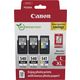 Canon PG-540L + PG-540L + CL 541XL photo value pack Inktcartridge Zwart + 3 kleuren Multipack