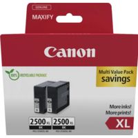 Canon PGI-2500XL Twin pack Inktcartridge Zwart Multipack