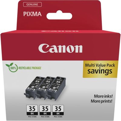 Canon PGI-35 triple pack Inktcartridge Zwart Multipack