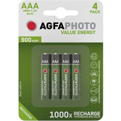 Agfaphoto Oplaadbare Micro AAA 4 stuks Batterij