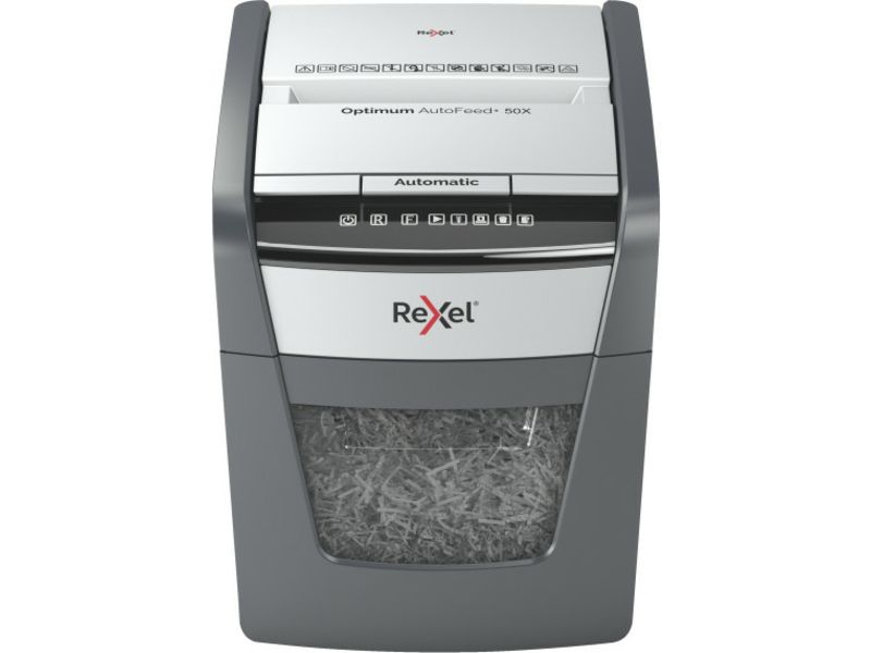 PrintAbout Rexel Optimum Auto+ 50X Papierversnipperaar aanbieding