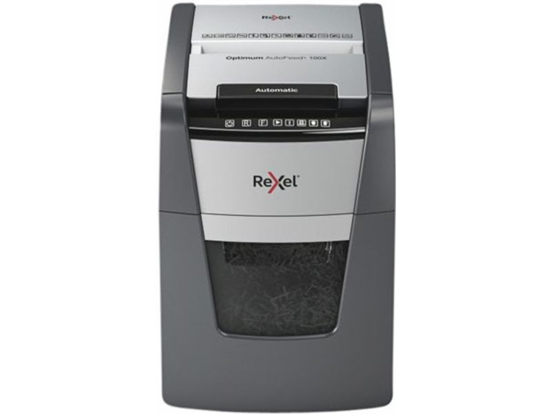 PrintAbout Rexel Optimum Auto+ 100X Papierversnipperaar aanbieding