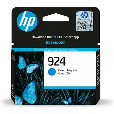 HP 924 (4K0U3NE) Inktcartridge Cyaan