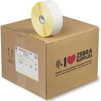 Zebra 800261-107 Etiket Zwart op wit (38 mm x 25 mm) 12 rollen