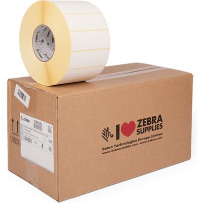 Zebra 3006325 (Z-Select 2000T) Etiket Zwart op wit (102 mm x 38 mm) 4 rollen