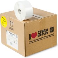 Zebra 880247-025D (Z-Ultimate 3000T) Etiket Zwart op wit (51 mm x 25 mm) 12 rollen