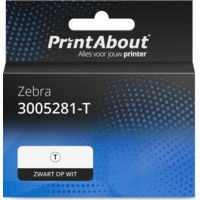 Huismerk Zebra 3005281-T Etiket Zwart op wit (101,6 x 152,4 mm) 16 rollen