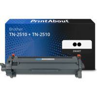 Huismerk Brother TN-2510 + TN-2510 Toner Zwart Multipack