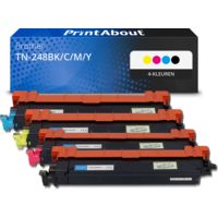 Huismerk Brother TN-248BK/C/M/Y Toner 4-kleuren Multipack