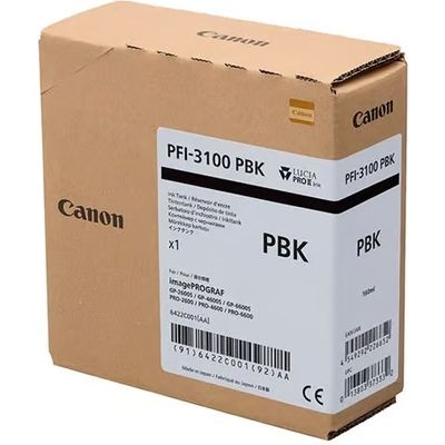 Canon PFI-3100PBK Inktcartridge Foto-zwart