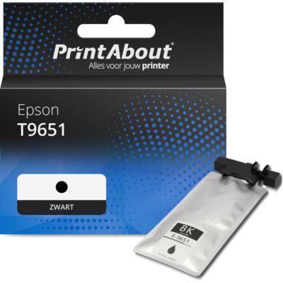 Huismerk Epson T9651 Inktcartridge Zwart