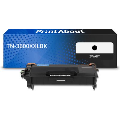 PrintAbout Huismerk vervangt Brother TN-3600XXLBK Toner Zwart Extra hoge capaciteit