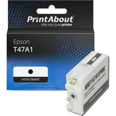 Huismerk Epson T47A1 Inktcartridge Foto-zwart