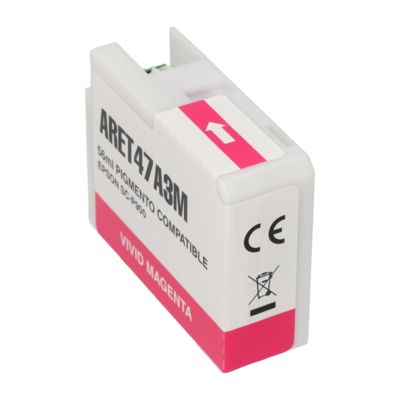 Huismerk Epson T47A3 Inktcartridge Vivid magenta