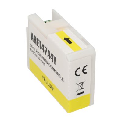 Huismerk Epson T47A4 Inktcartridge Geel