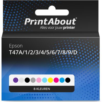 Huismerk Epson ET47A/1/2/3/4/5/6/7/8/9/DPA Inktcartridge Multipack 10-kleuren