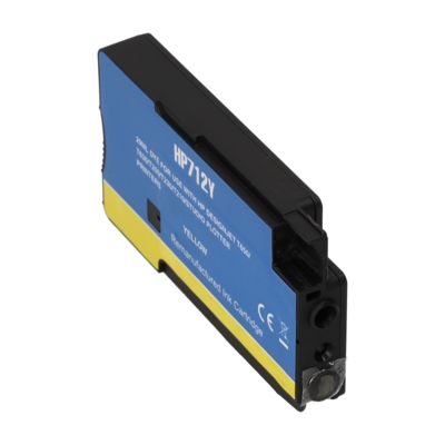 Huismerk HP 712 (3ED69A) Inktcartridge Geel