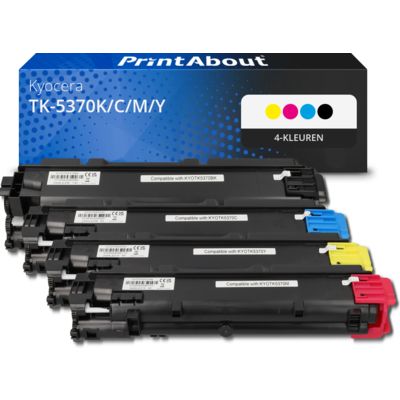 Huismerk Kyocera TK-5370K/C/M/Y Toner 4-kleuren Multipack