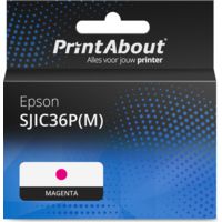 Huismerk Epson SJIC36P(M) Inktcartridge Magenta