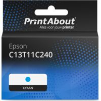 Huismerk Epson C13T11C240 Inktcartridge Cyaan