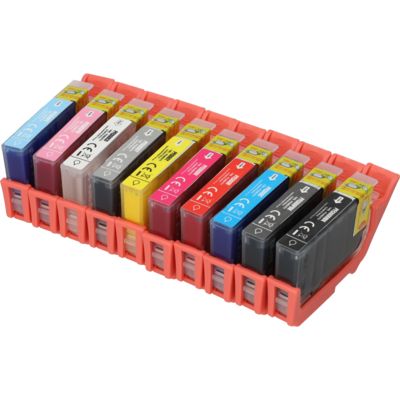 Huismerk Canon PFI-300PBK/MBK/C/R/M/Y/GY/CO/PM/PC Inktcartridge 10-kleuren Multipack
