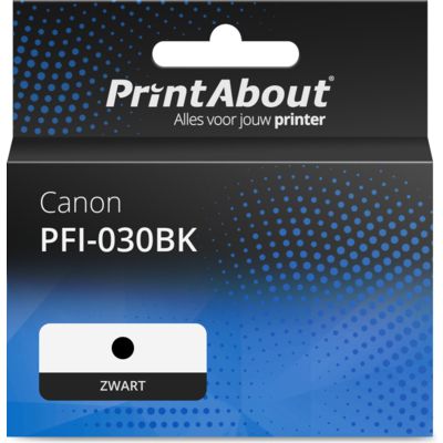 Huismerk Canon PFI-030BK Inktcartridge Zwart