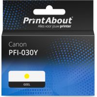 Huismerk Canon PFI-030Y Inktcartridge Geel