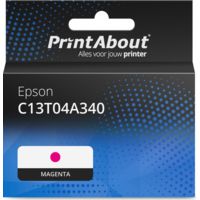 Huismerk Epson C13T04A340 Inktcartridge Magenta Extra hoge capaciteit