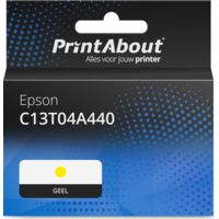 Huismerk Epson C13T04A440 Inktcartridge Geel Extra hoge capaciteit