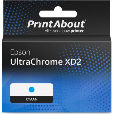 Huismerk Epson UltraChrome XD2 (C13T40D240) Inktcartridge Cyaan