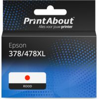 Huismerk Epson 378/478XL (C13T04F54010) Inktcartridge Rood Hoge capaciteit