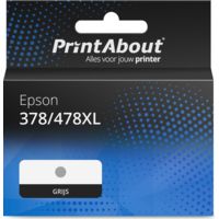Huismerk Epson 378/478XL (C13T04F64010) Inktcartridge Grijs Hoge capaciteit