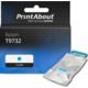 Huismerk Epson T9732 Inktcartridge Cyaan Hoge capaciteit