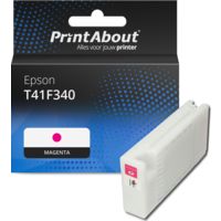 Huismerk Epson T41F340 Inktcartridge Magenta Hoge capaciteit