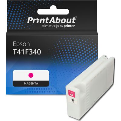 Huismerk Epson T41F340 Inktcartridge Magenta Hoge capaciteit